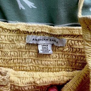 American Eagle yellow blouse!